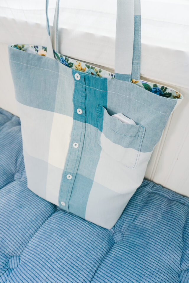 How to Make a Tote Bag from a Men's Shirt