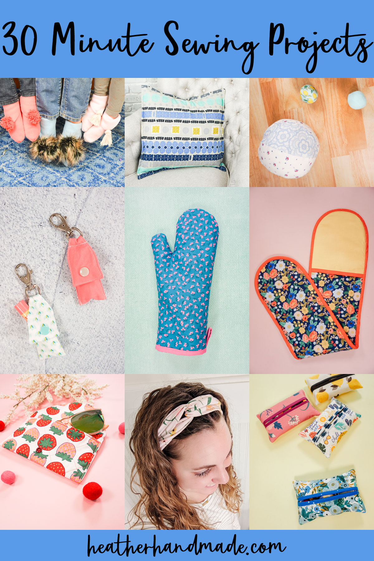 Quick and Easy 30 Minute Sewing Projects