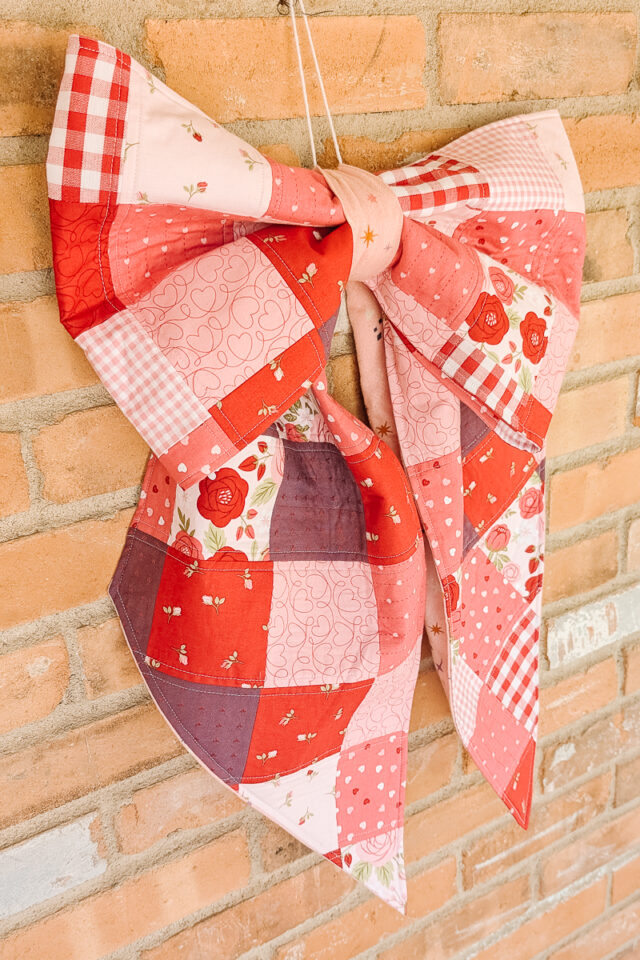 valentine quilted bow sewing pattern