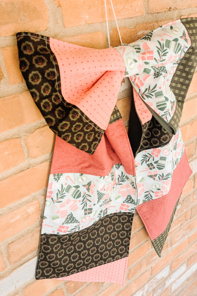 christmas quilted bow sewing pattern