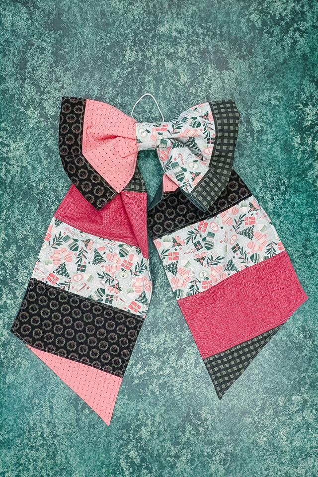 christmas quilted bow sewing pattern