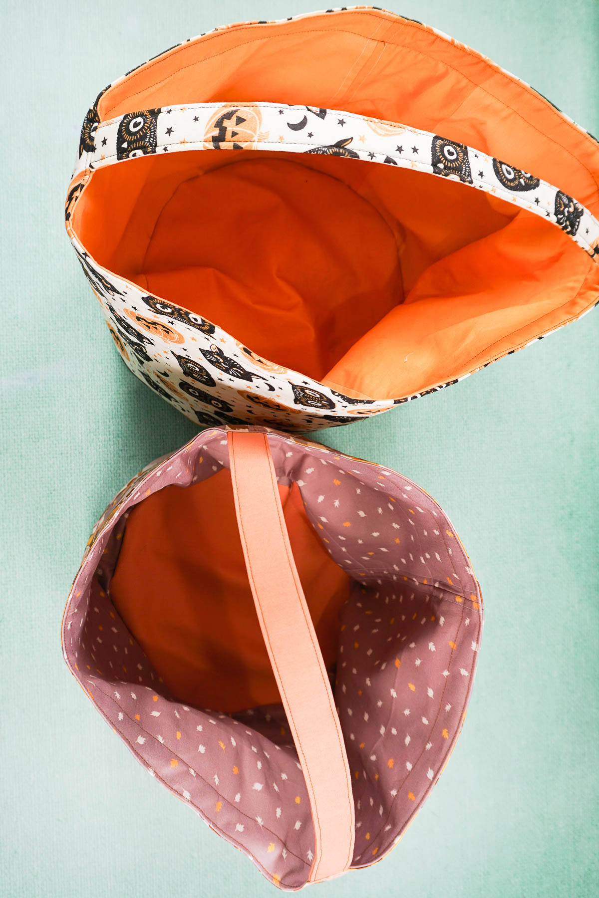 DIY Halloween Fabric Bucket + Free Pattern
