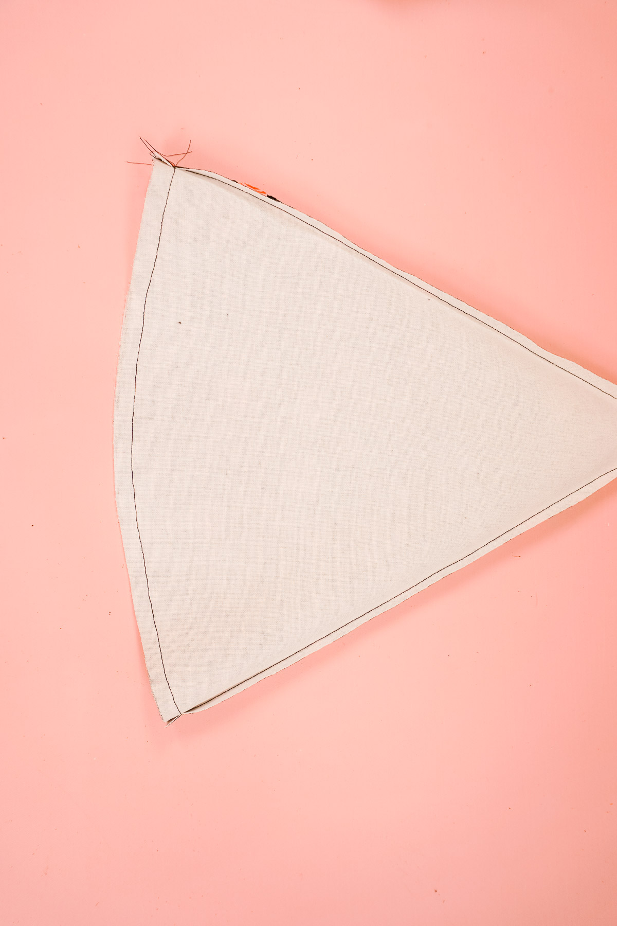 sew around the bottom of the lining