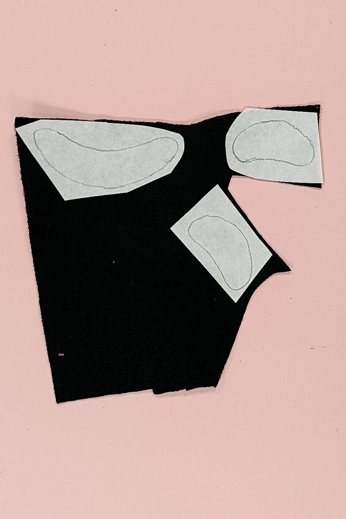 iron adhesive onto felt