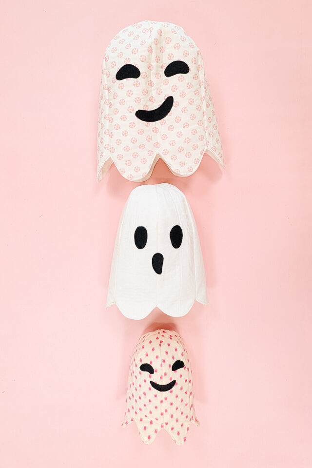 Charming Fabric Nesting Ghosts: Free Sewing Pattern