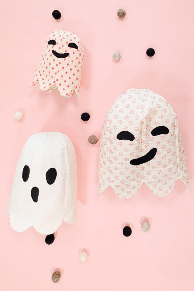 Charming Fabric Nesting Ghosts: Free Sewing Pattern