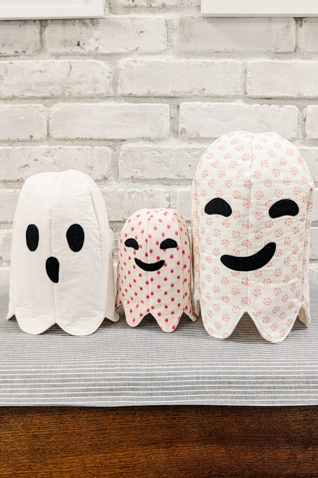 Charming Fabric Nesting Ghosts: Free Sewing Pattern