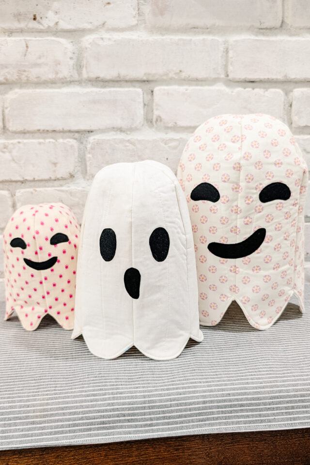 Charming Fabric Nesting Ghosts: Free Sewing Pattern