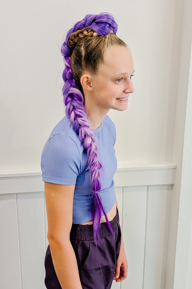DIY Removable Rumi Hair Tutorial for long hair