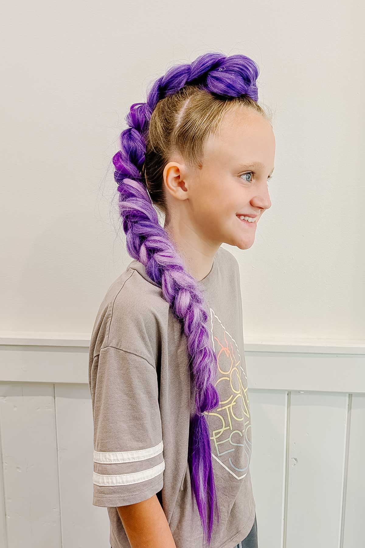 DIY Removable Rumi Hair Tutorial for short hair