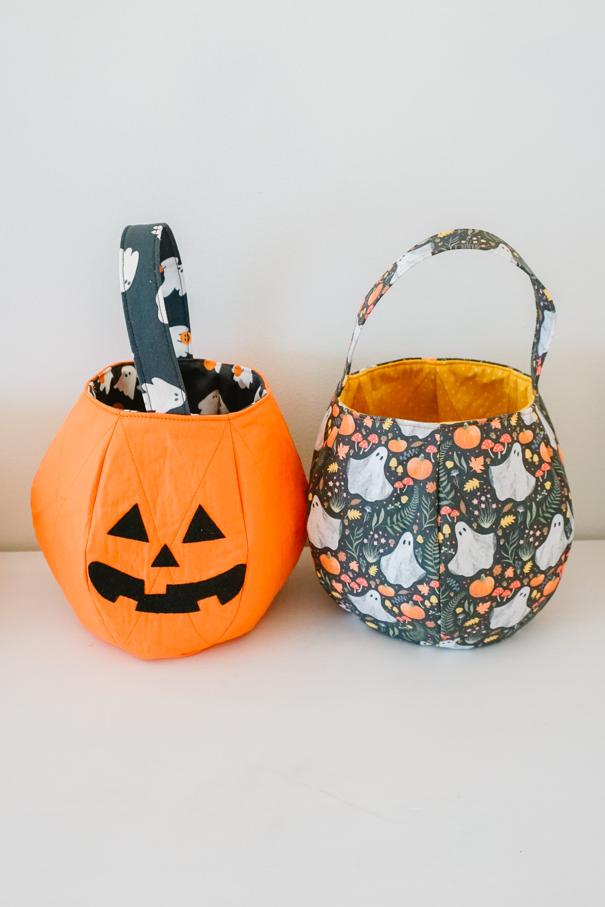 Halloween Trick or Treat Basket: Free Sewing Pattern