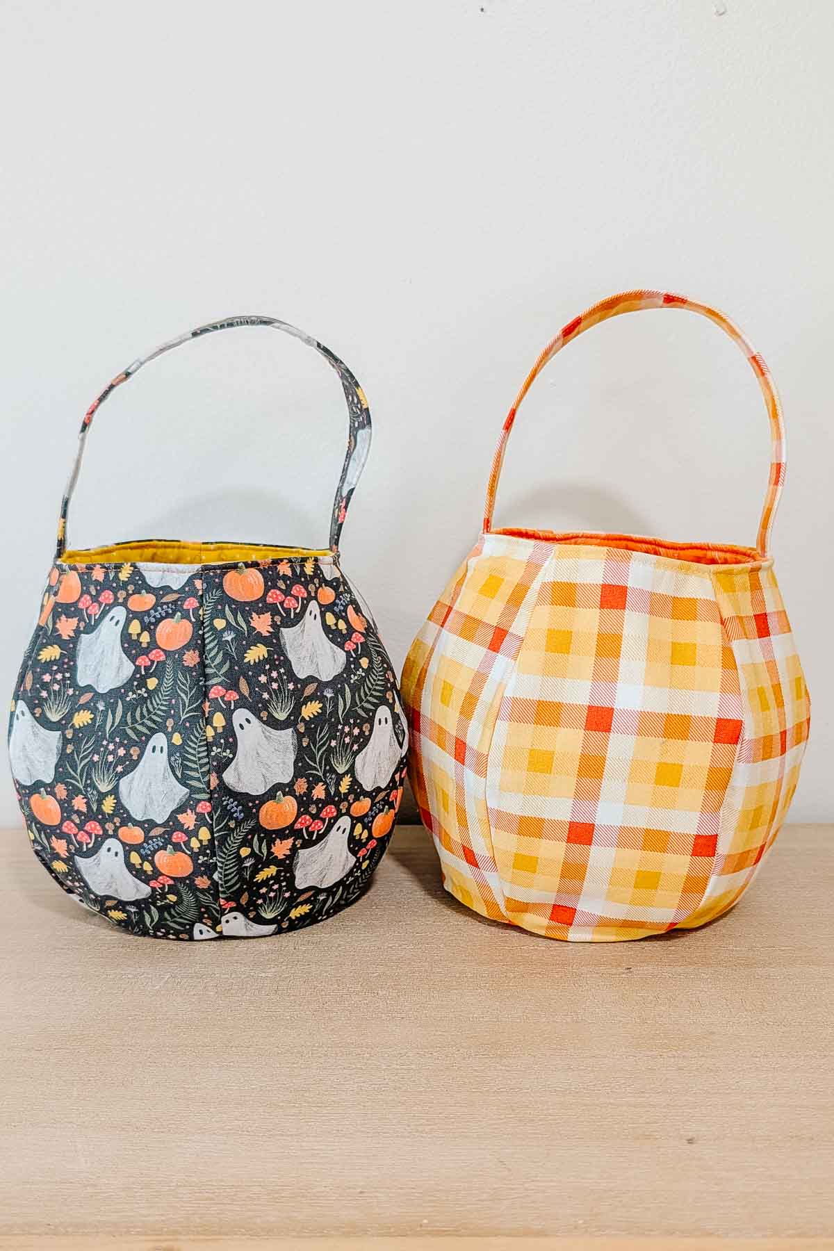 Halloween Trick or Treat Basket: Free Sewing Pattern
