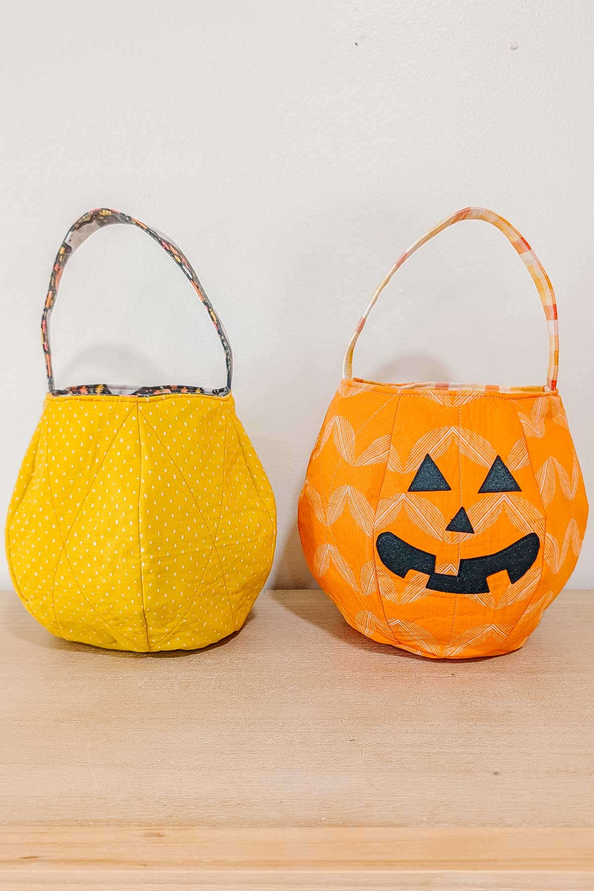 Halloween Trick or Treat Basket: Free Sewing Pattern