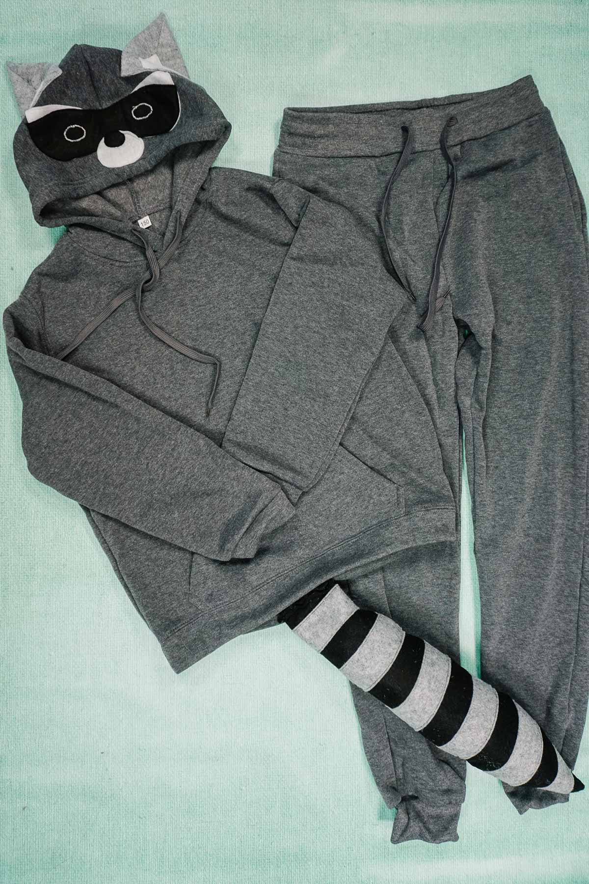 easy diy raccoon costume