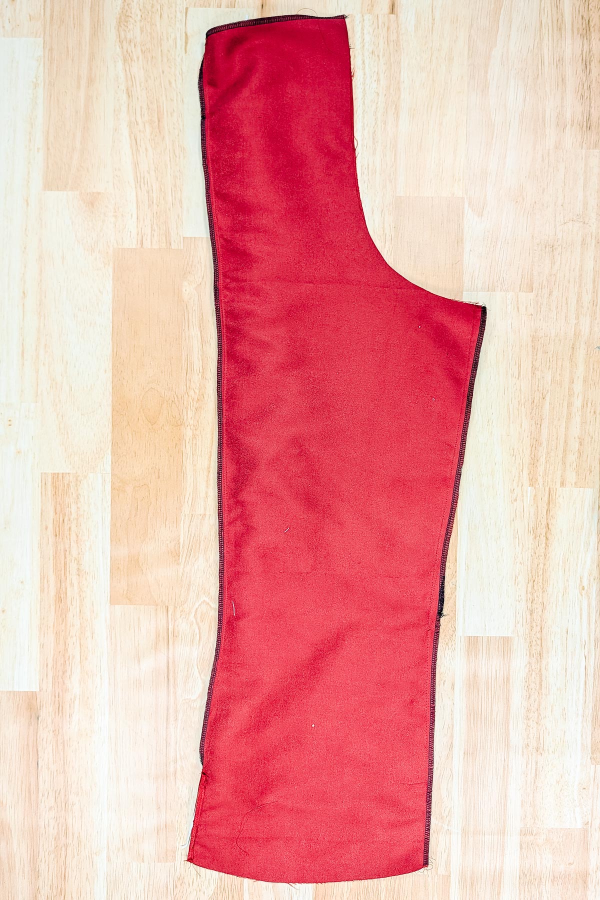 sew chaps seams
