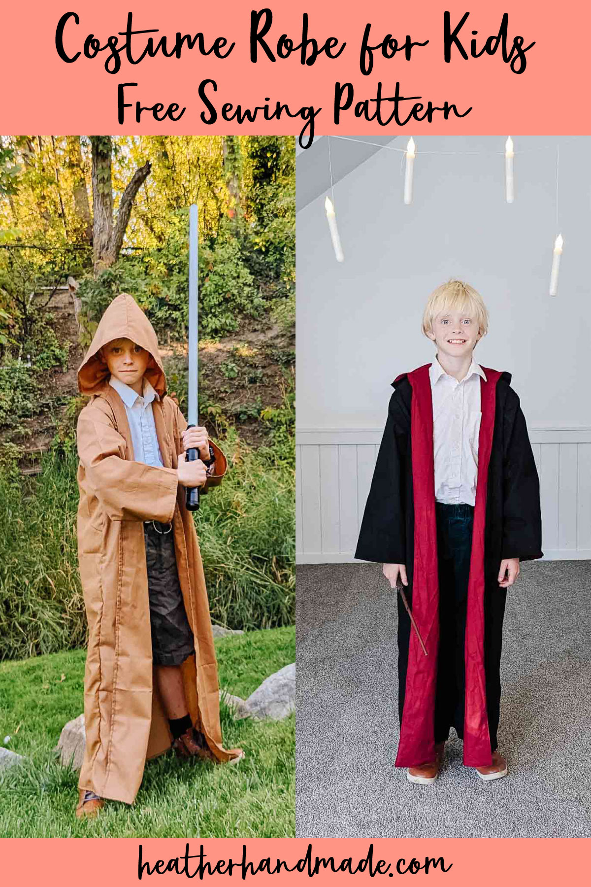 Free Costume Robe Sewing Pattern for Kids