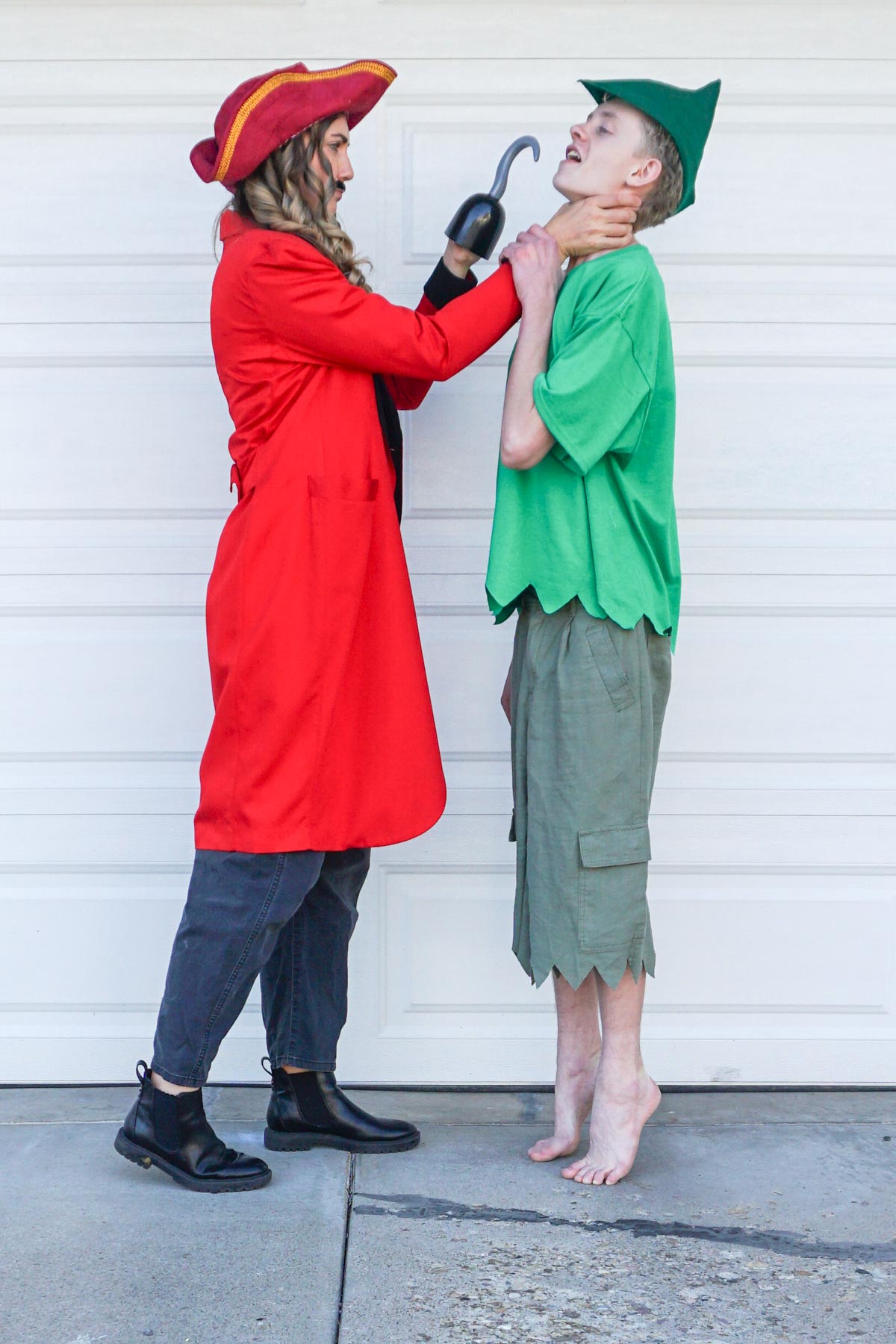 diy peter pan and captain hook costume
