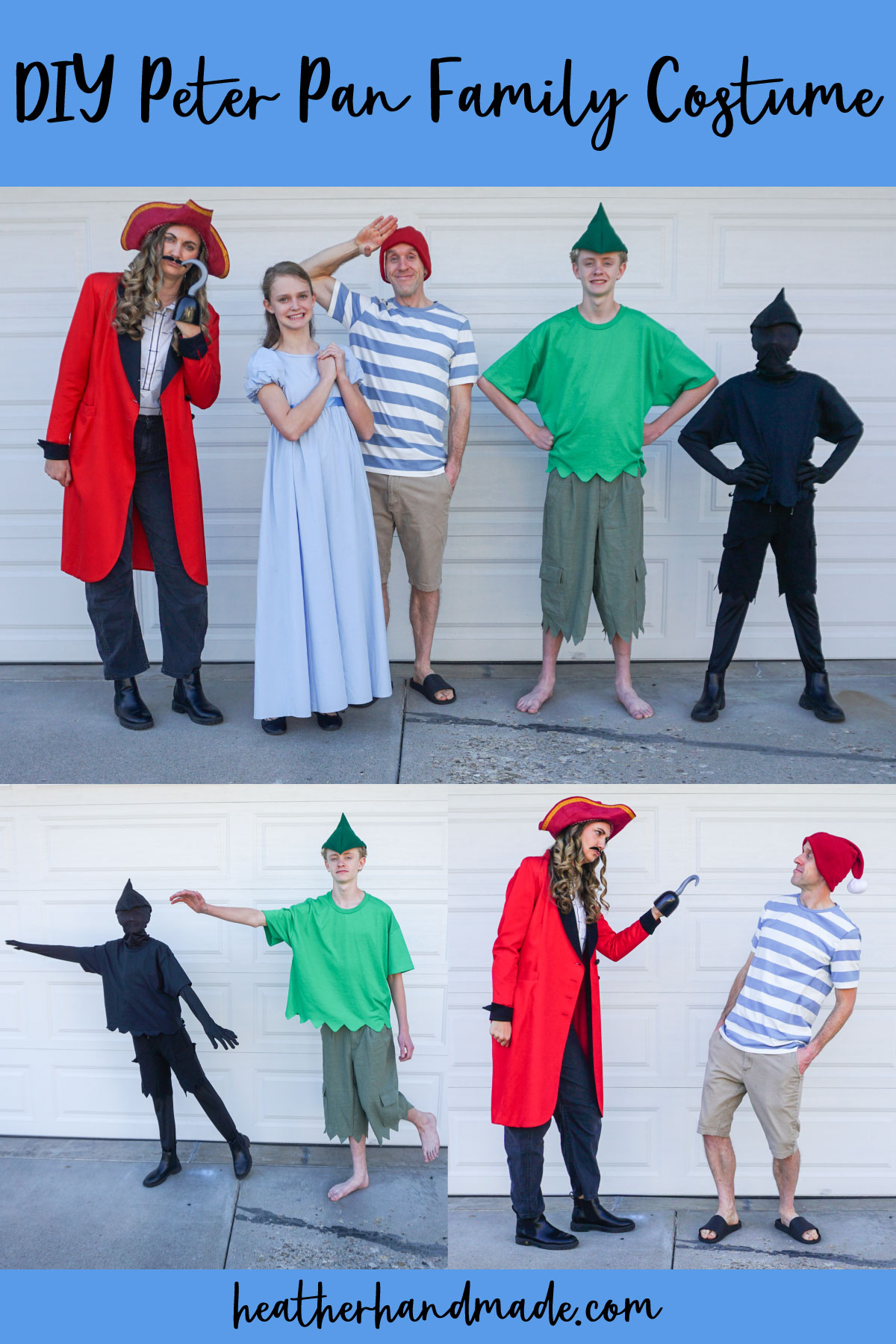 DIY Peter Pan Family Costumes