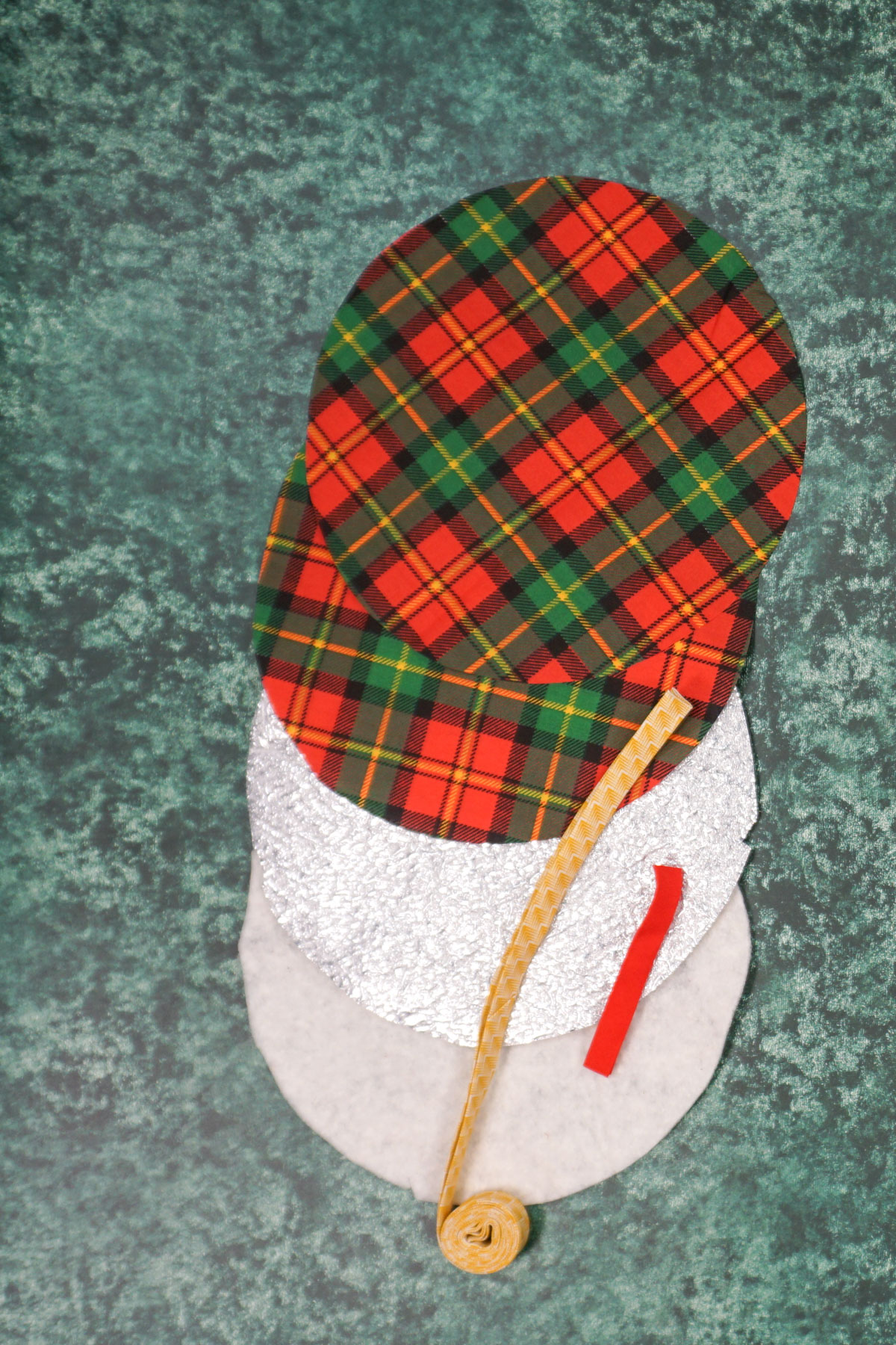 supplies for circle pot holder sewing pattern