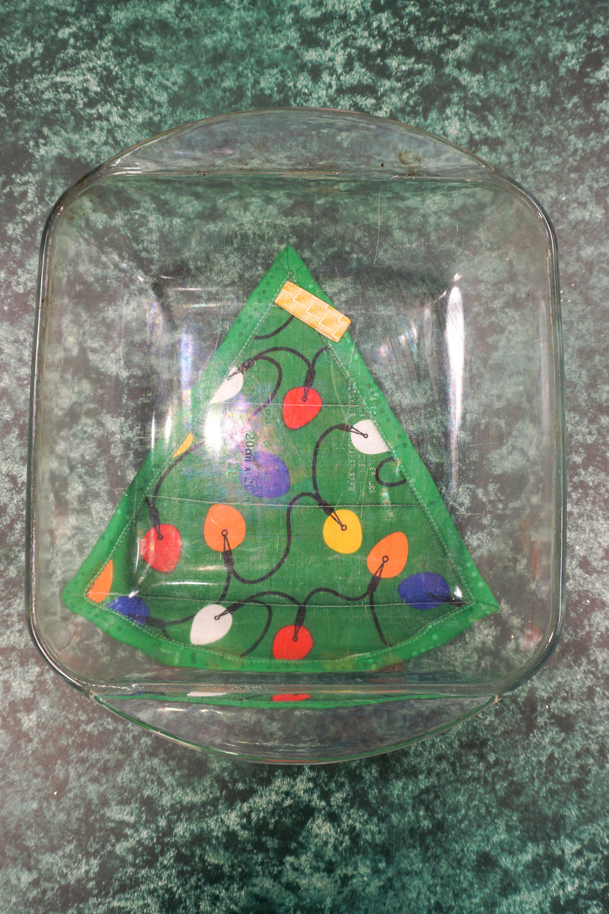 sew a christmas pot holder