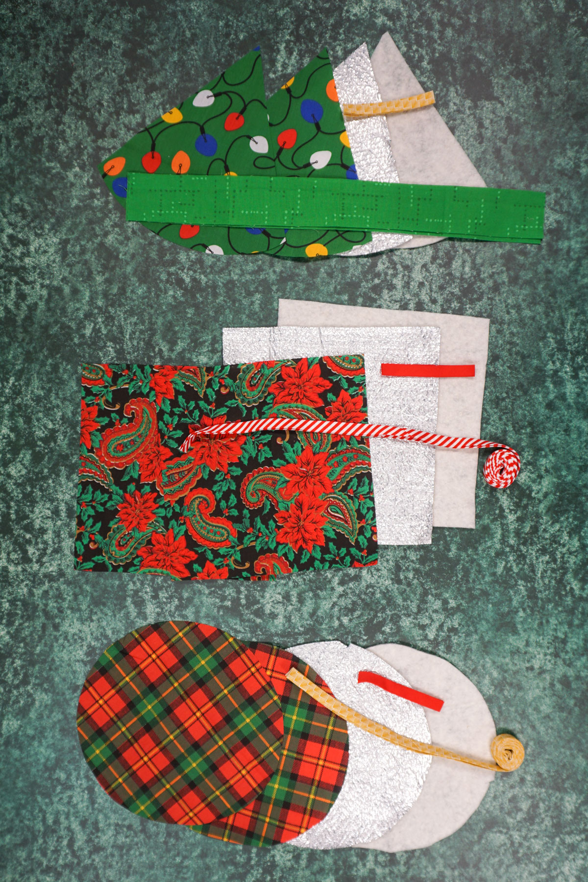 cut out all the fabric pieces